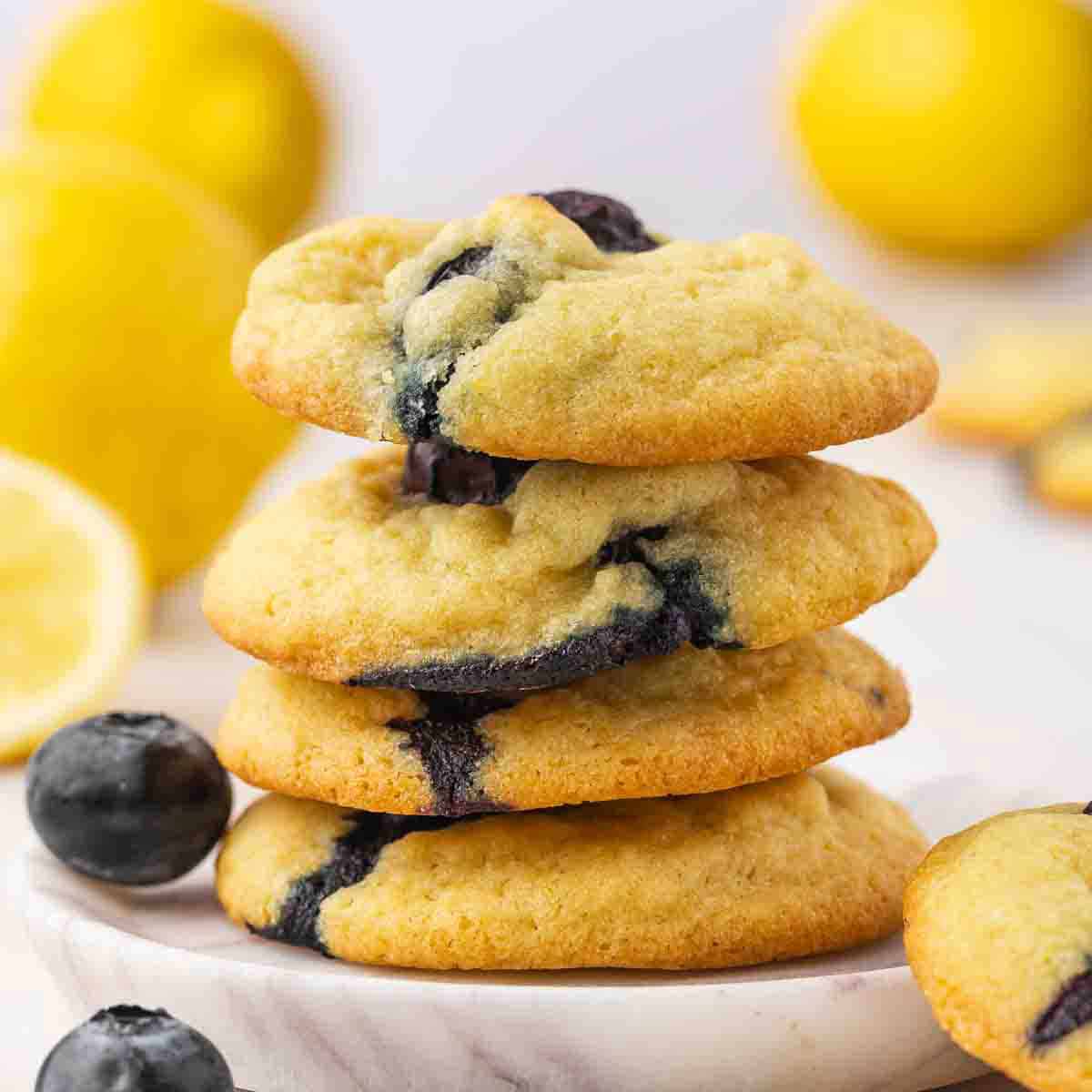 Lemon Blueberry Cookies 