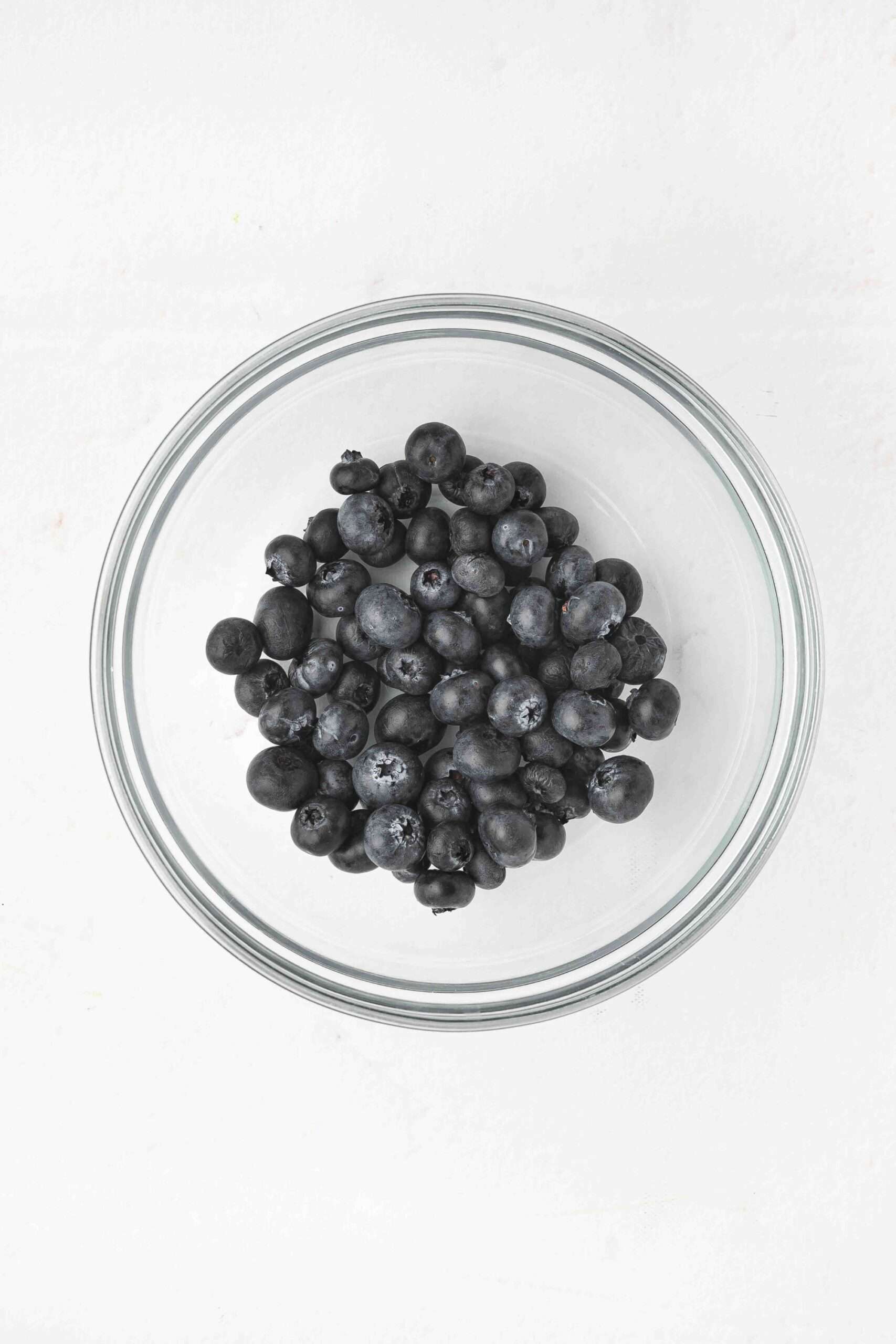 Blueberries in a microwave safe bowl